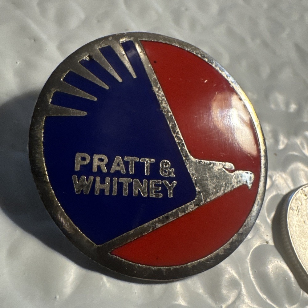 Old Vintage Pratt & Whitney Hat‎ Coat Lapel PIN Charm